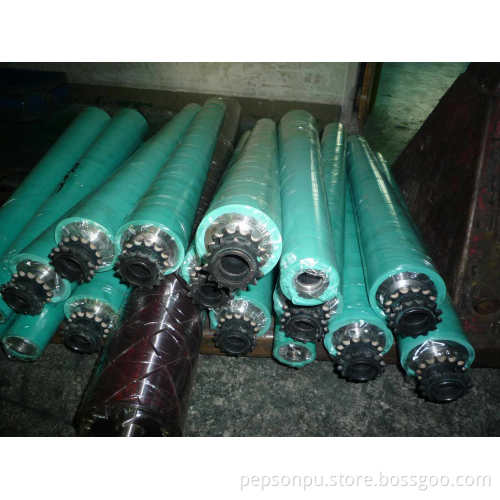 Rubber Support Roller as on Machinery Support Parts